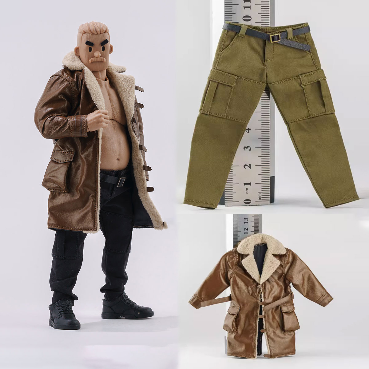 Leatherworking Items - 1/12 Scale Middle-aged Muscular Body Super