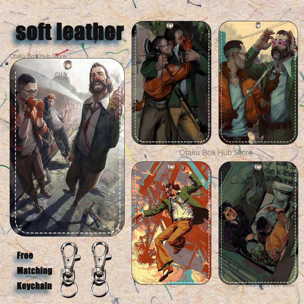 Leather Work Is - Game D-Disco E-Elysiums Holder Keychain For