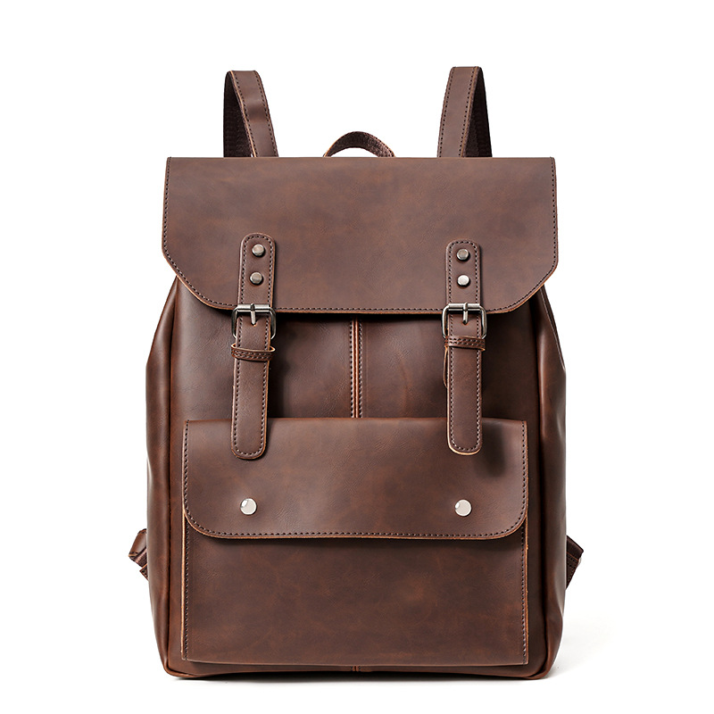 GOYN Vintage Men's Leather Bac - Leather Work Rucksack 评论和价格