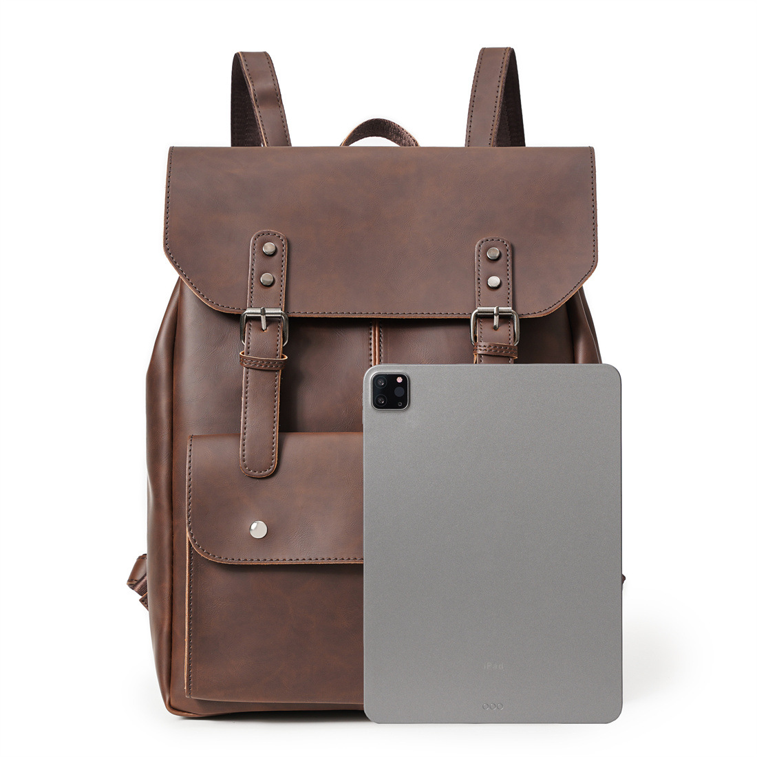 GOYN Vintage Men's Leather Bac - Leather Work Rucksack 评论和价格