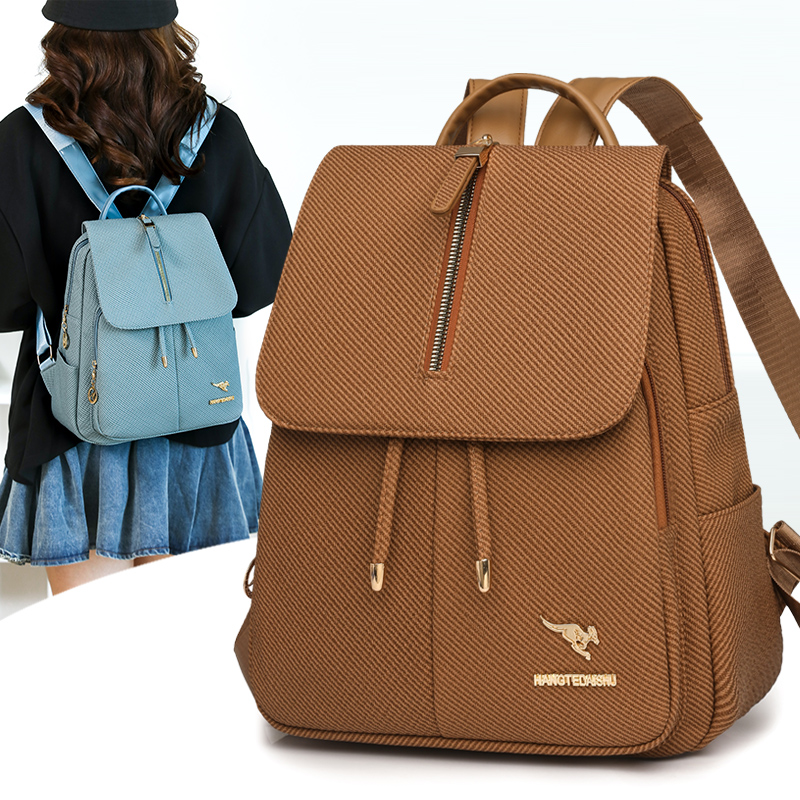 Durable Womens Travel Backpack - Leather Work Rucksack 评论和价格