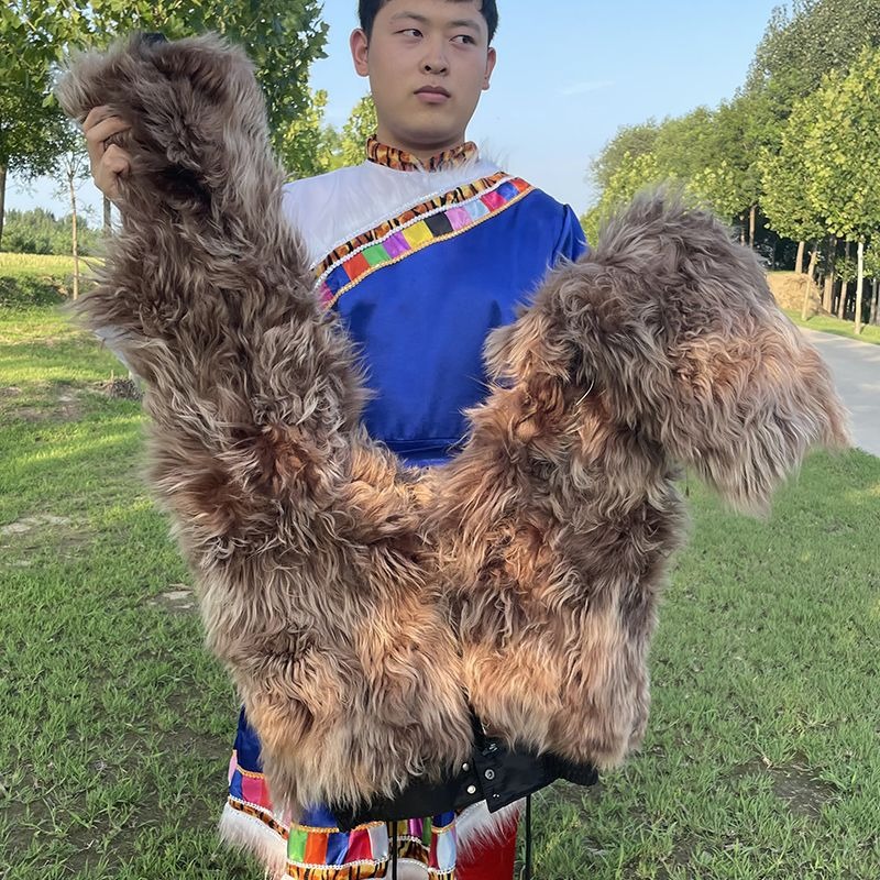 Men Women Pure Sheepskin Fur L - Leather Work Pants 评论和价格