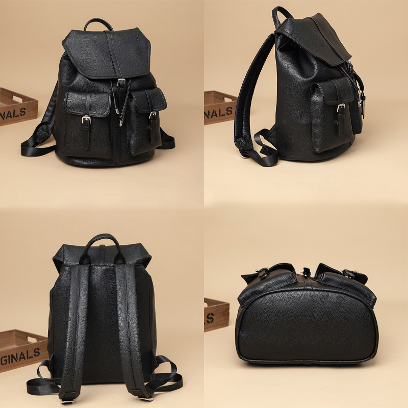 2025 Luxury Soft PU Leather Ba - Leather Work Rucksack 评论和价格