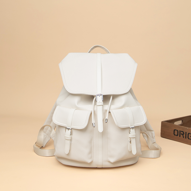 2025 Luxury Soft PU Leather Ba - Leather Work Rucksack 评论和价格