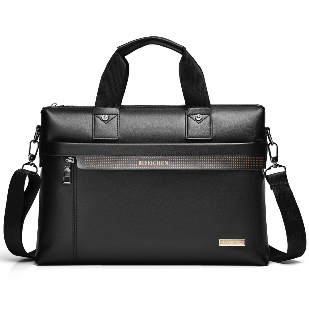 2026 New Men Briefcase High Qu - Leather Work Laptop Bag 评论和价格
