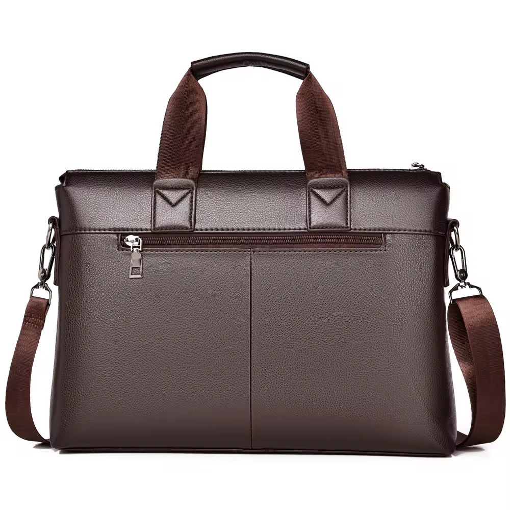 2026 New Men Briefcase High Qu - Leather Work Laptop Bag 评论和价格