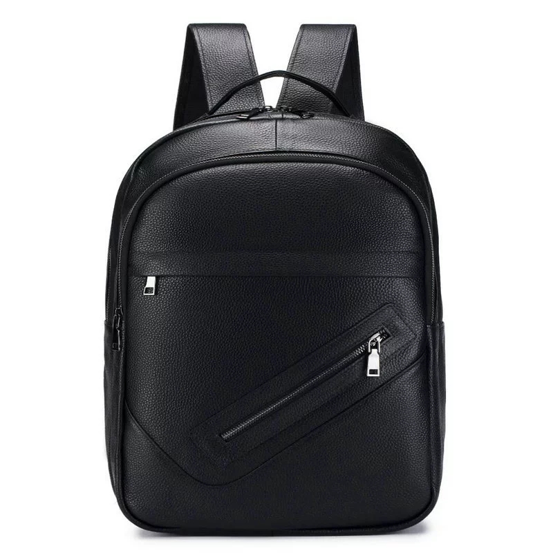 Black Genuine Leather Laptop B - Leather Work Rucksack 评论和价格
