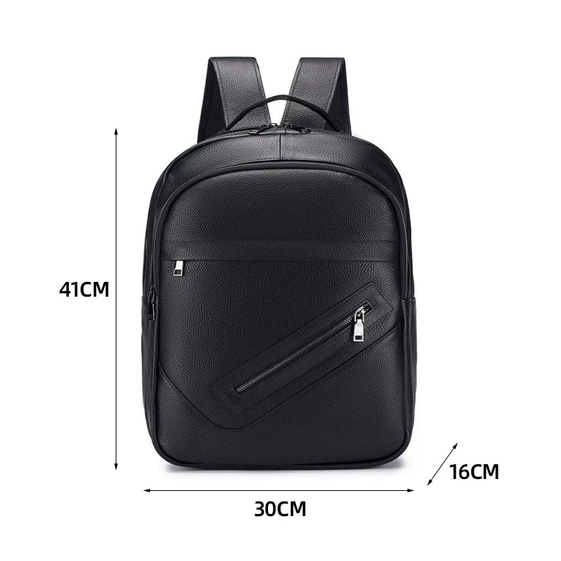Black Genuine Leather Laptop B - Leather Work Rucksack 评论和价格