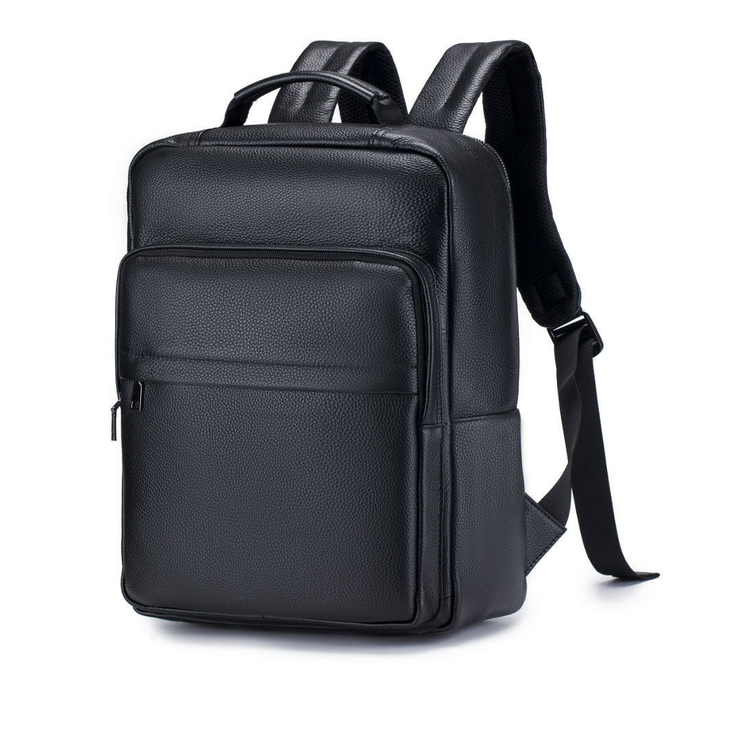 Man Genuine Leather Travel Bac - Leather Work Rucksack 评论和价格