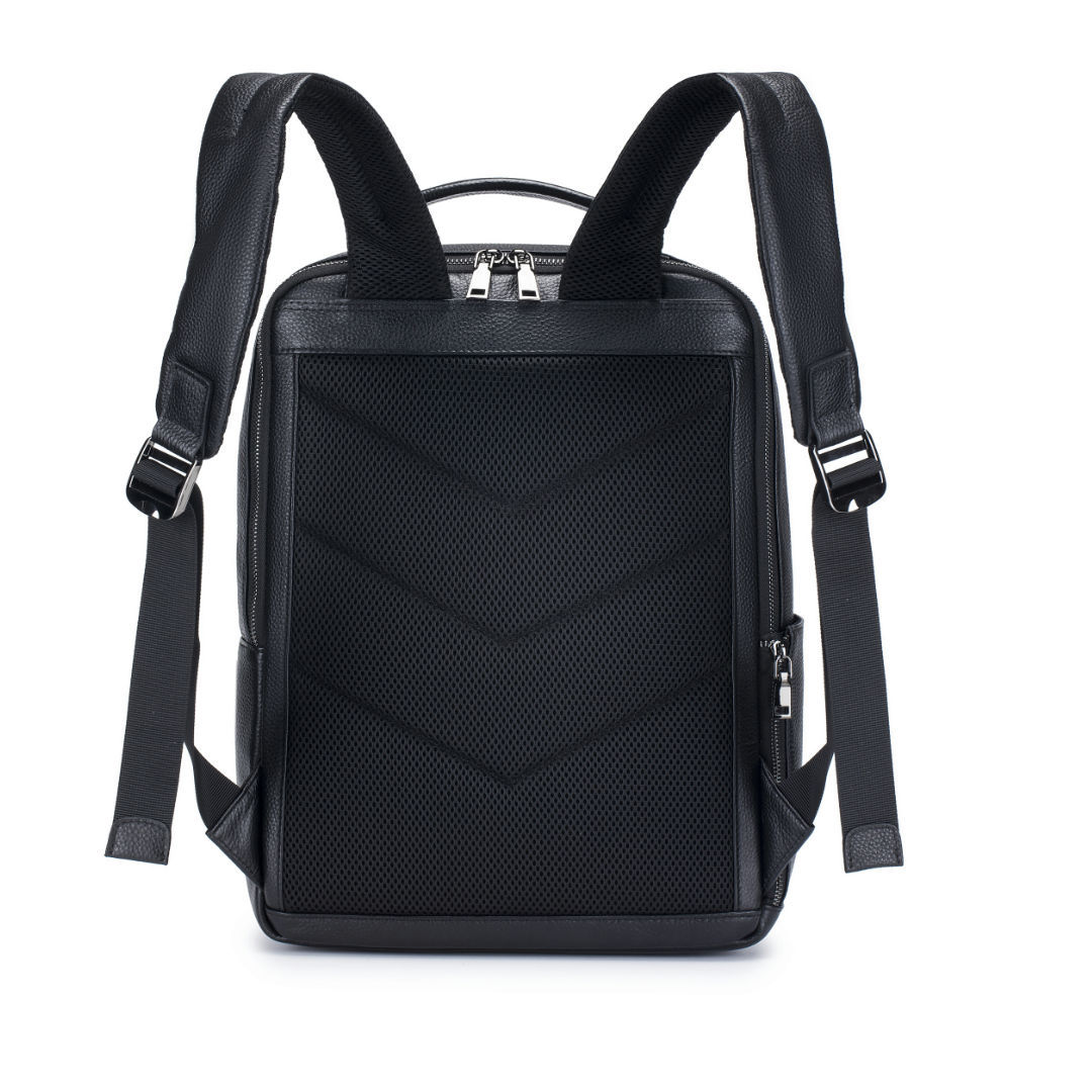 Man Genuine Leather Travel Bac - Leather Work Rucksack 评论和价格