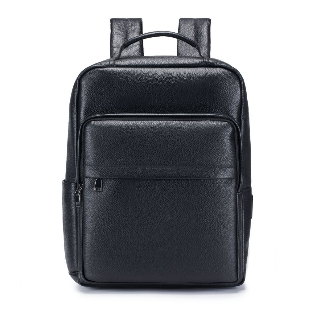 Man Genuine Leather Travel Bac - Leather Work Rucksack 评论和价格