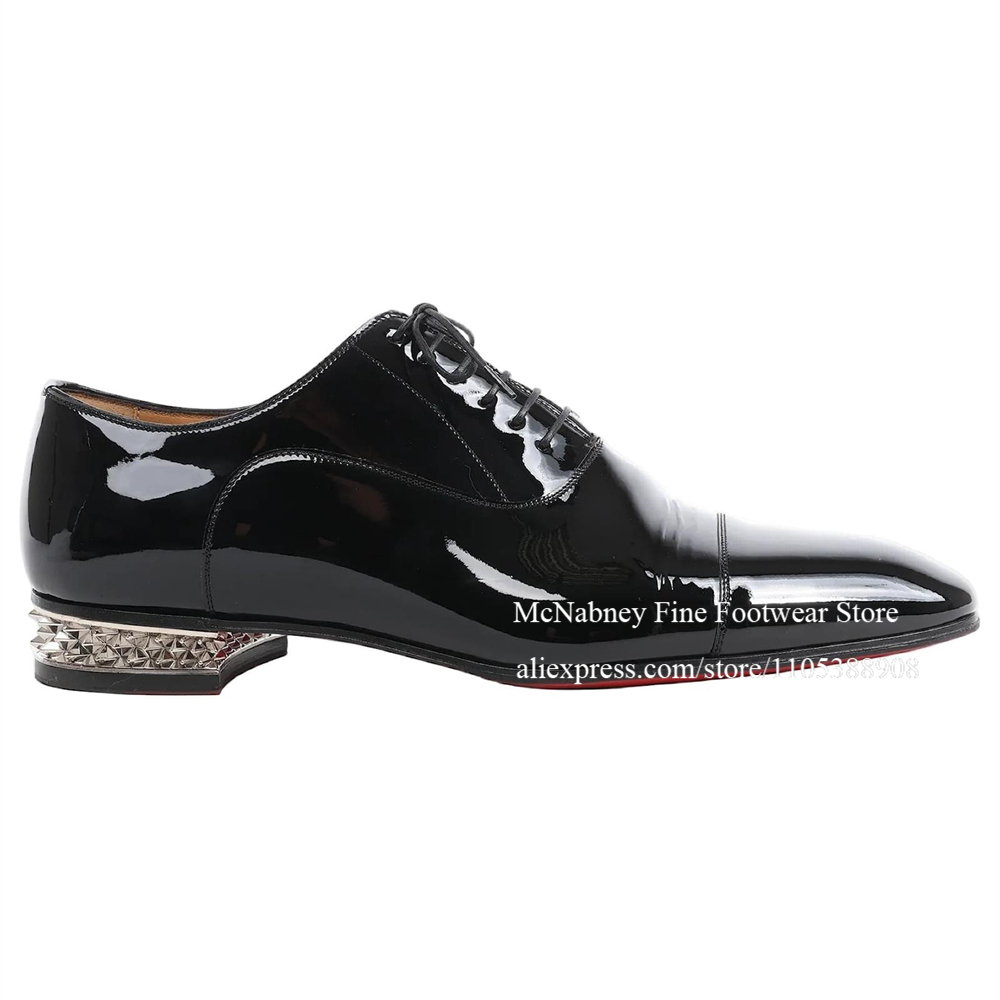 Patent Leather Oxford Shoes Bl - Leather Work Hat 评论和价格