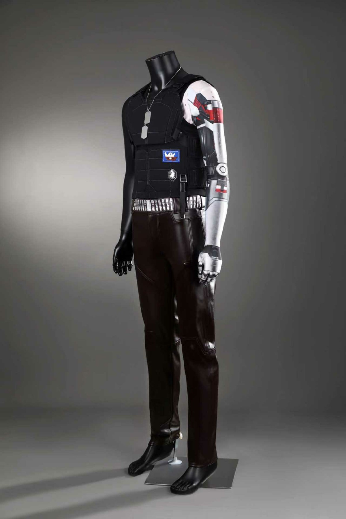 Johnny silverhand Cosplay Cost - Leather Work Pants 评论和价格