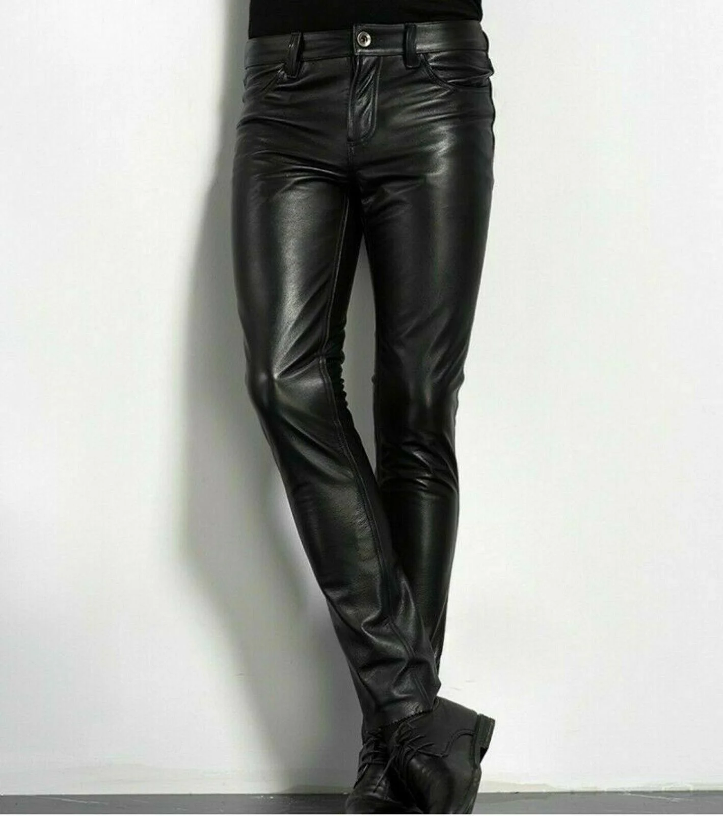 Choice PU Leather Pants Men's  - Leather Work Pants 评论和价格
