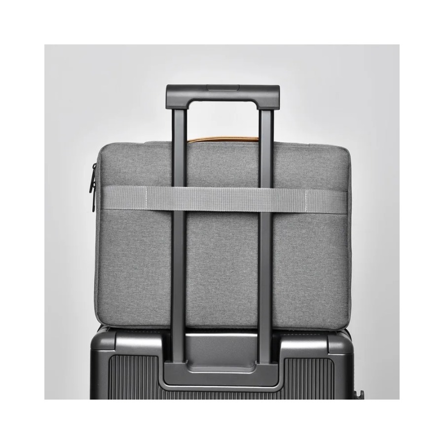 Airbag Shockproof Lightweight  - Leather Work Laptop Bag 评论和价格