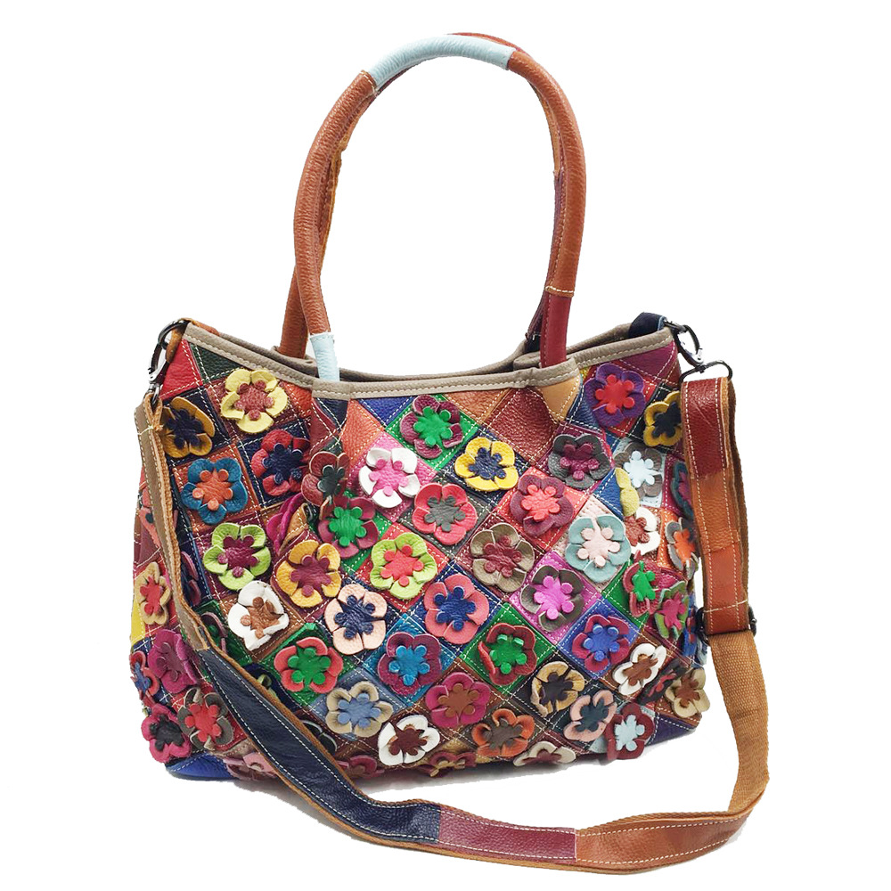 Oversized Female Genuine Leath - Leather Work Laptop Bag 评论和价格