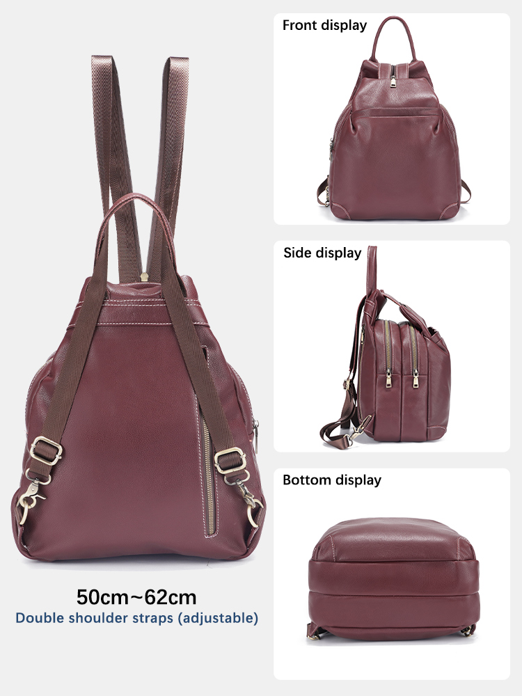 Zency Genuine Leather Women's  - Leather Work Rucksack 评论和价格