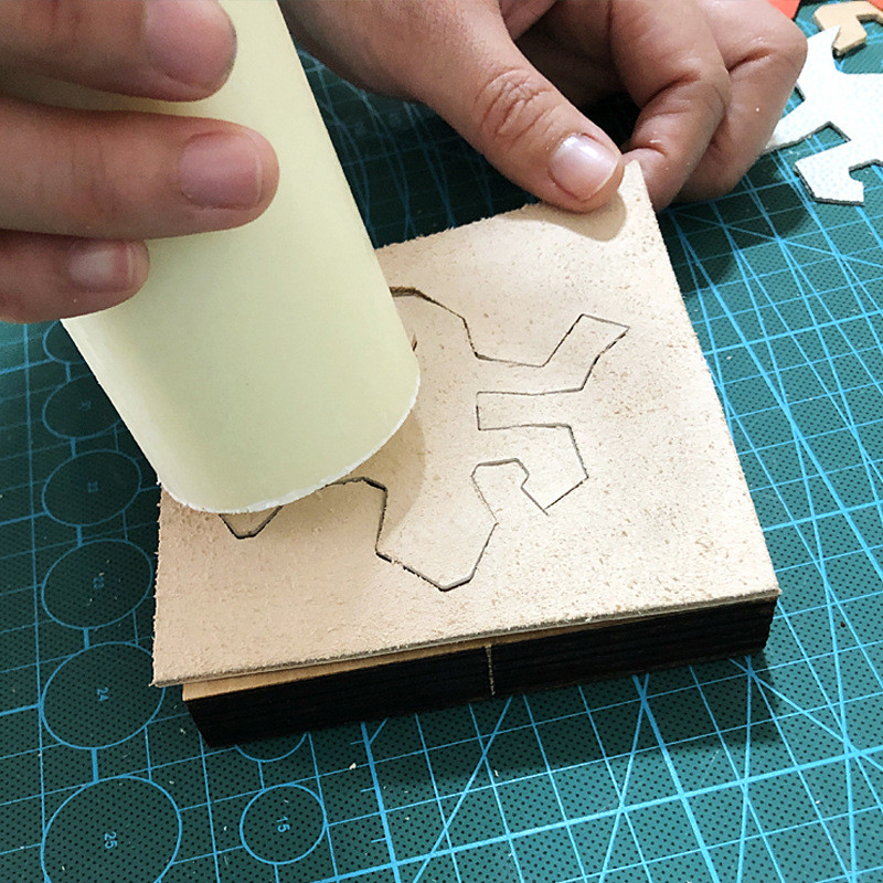 DIY Handmake Die Cutting Jigsa - Leatherwork Hammer 评论和价格
