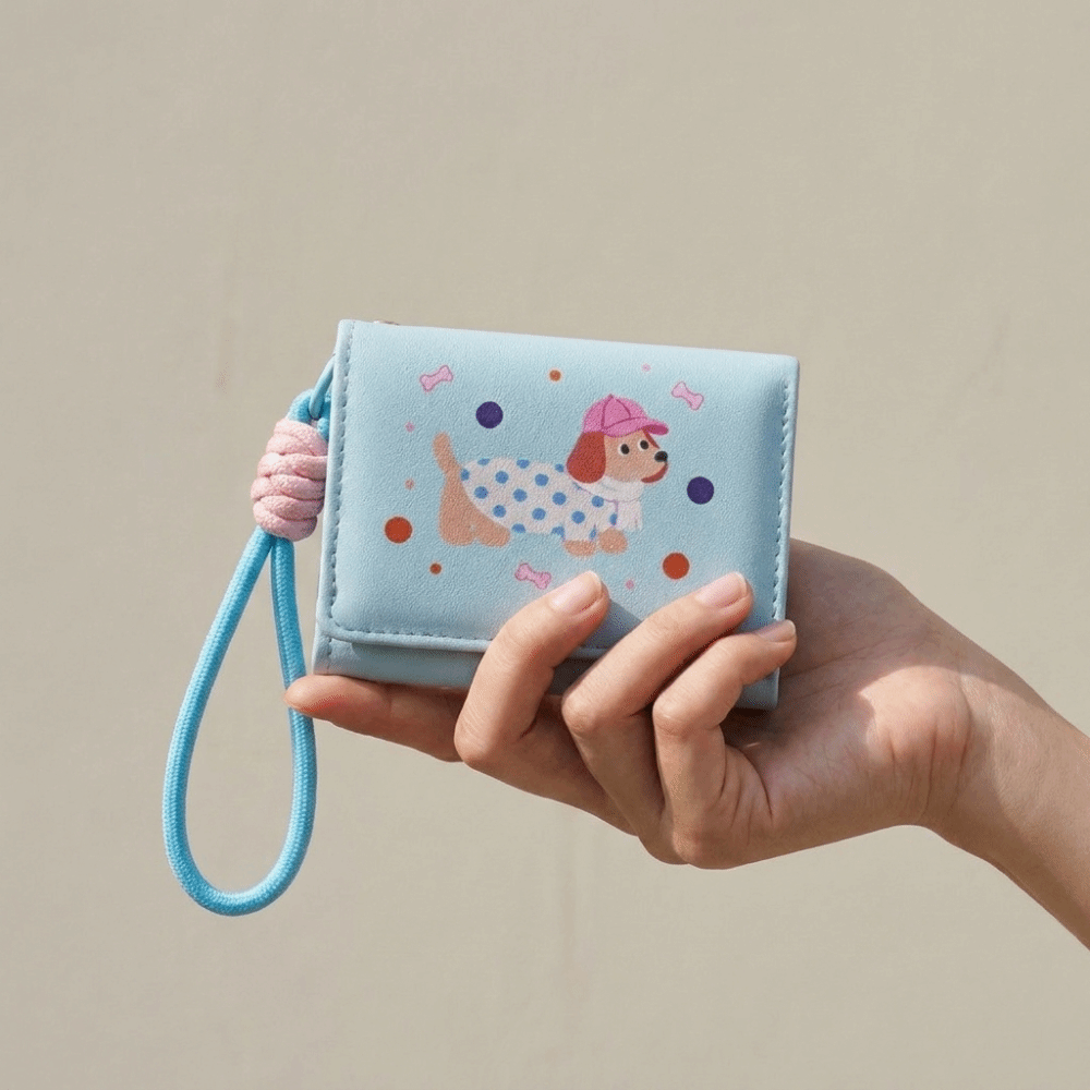 PU Dachshund Dog Wallet PU Lea - Leatherworking Items 评论和价格