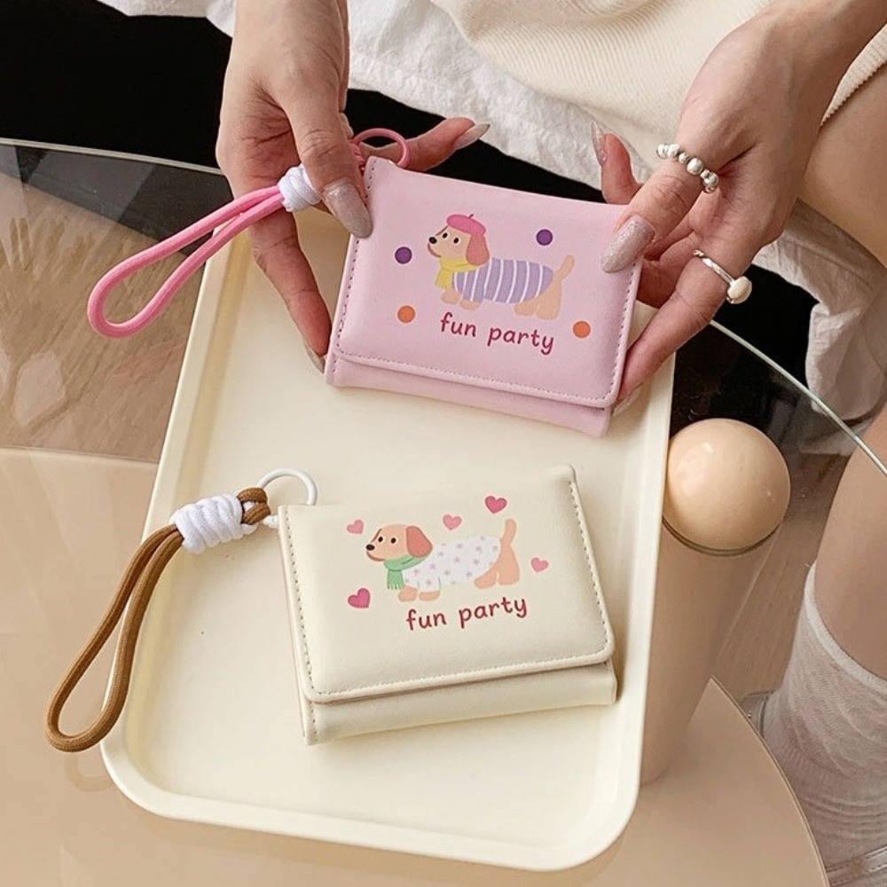 PU Dachshund Dog Wallet PU Lea - Leatherworking Items 评论和价格