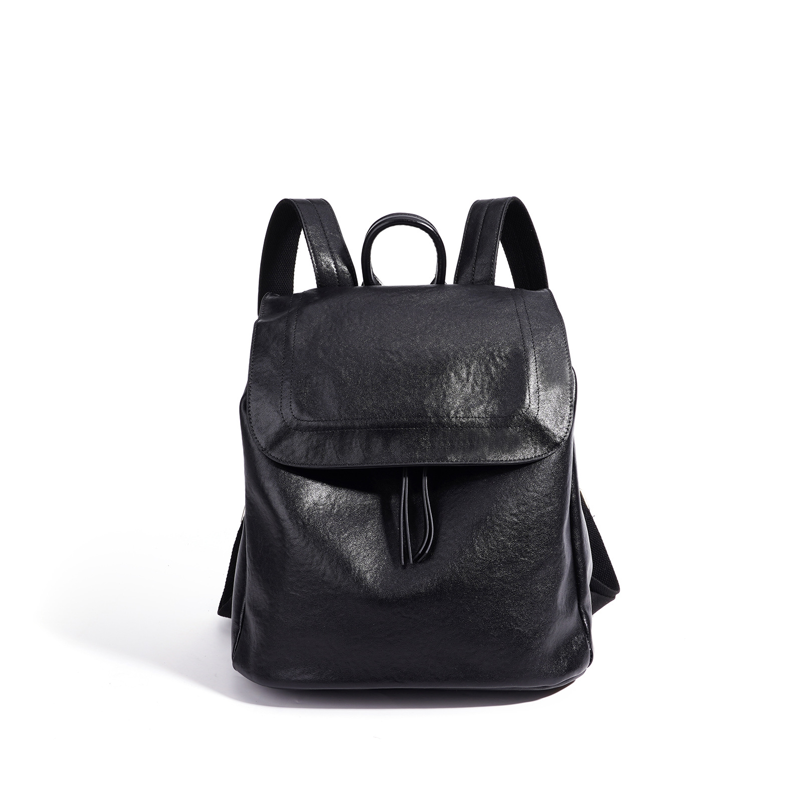 Top-Grain Vegetable Tanned Cow - Leather Work Rucksack 评论和价格