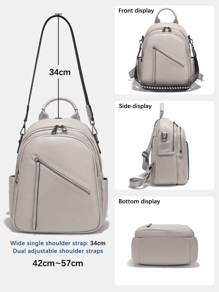 Zency Women's Genuine Leather  - Leather Work Rucksack 评论和价格