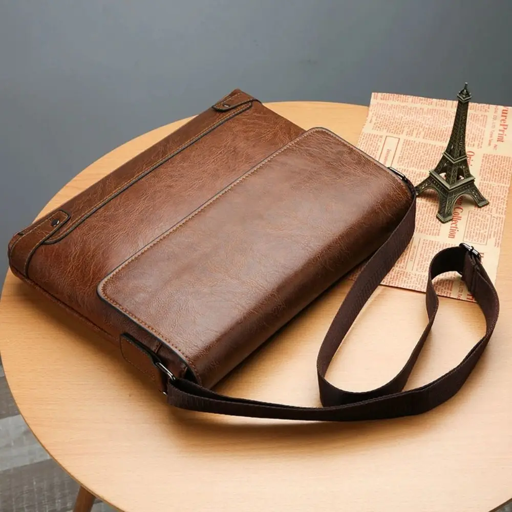 Briefcase For Men PU Leather T - Leather Work Laptop Bag 评论和价格