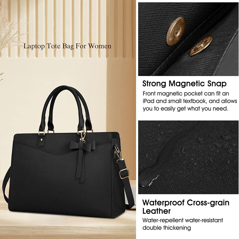 Laptop Bag for Women 15.6 Inch - Leather Work Laptop Bag 评论和价格