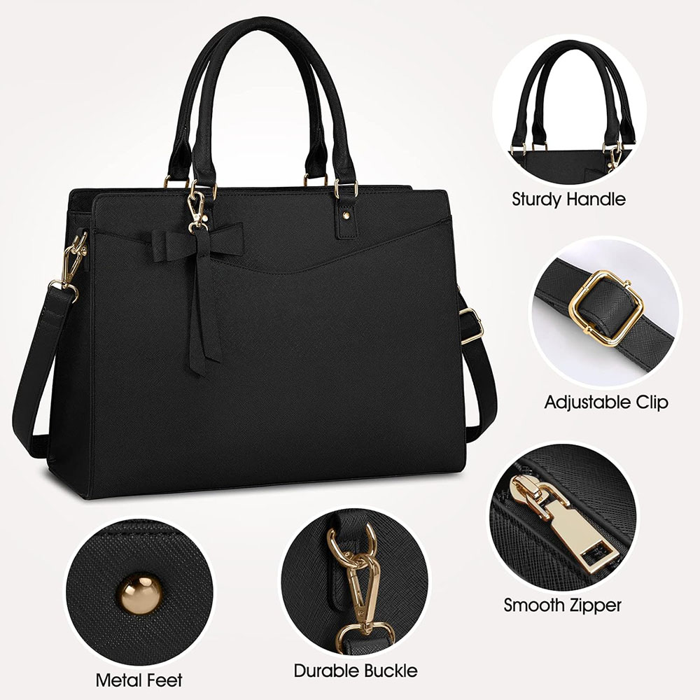 Laptop Bag for Women 15.6 Inch - Leather Work Laptop Bag 评论和价格