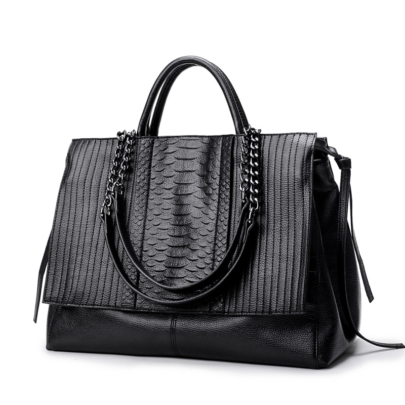Elegant Tote Bag With Zipper,  - Leather Work Laptop Bag 评论和价格