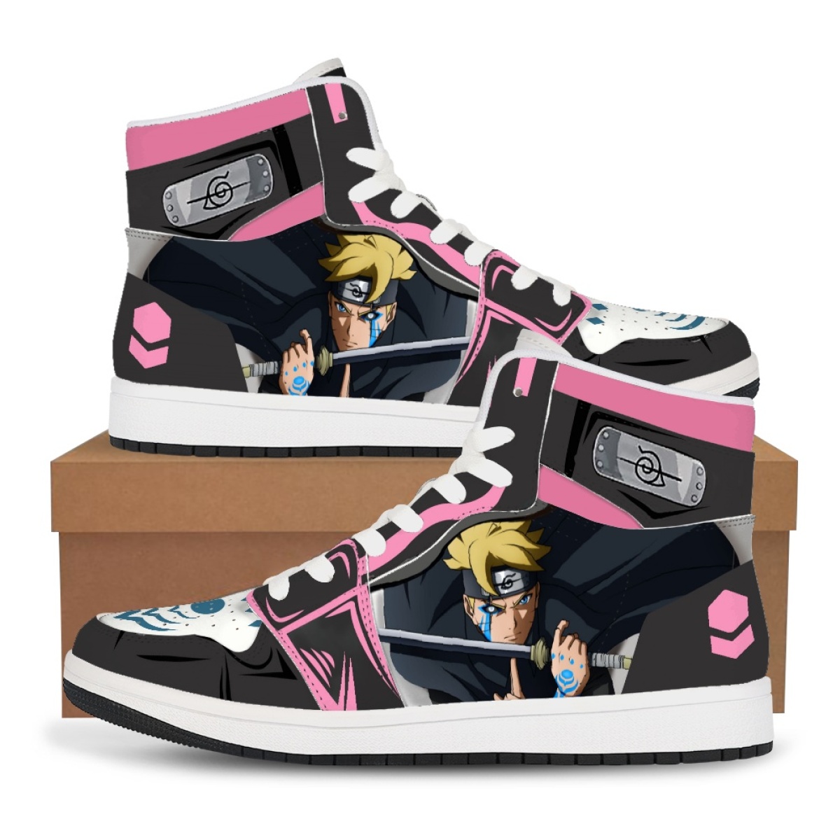 Naruto Anime High-Tops Sneaker - Leather Work Hat 评论和价格