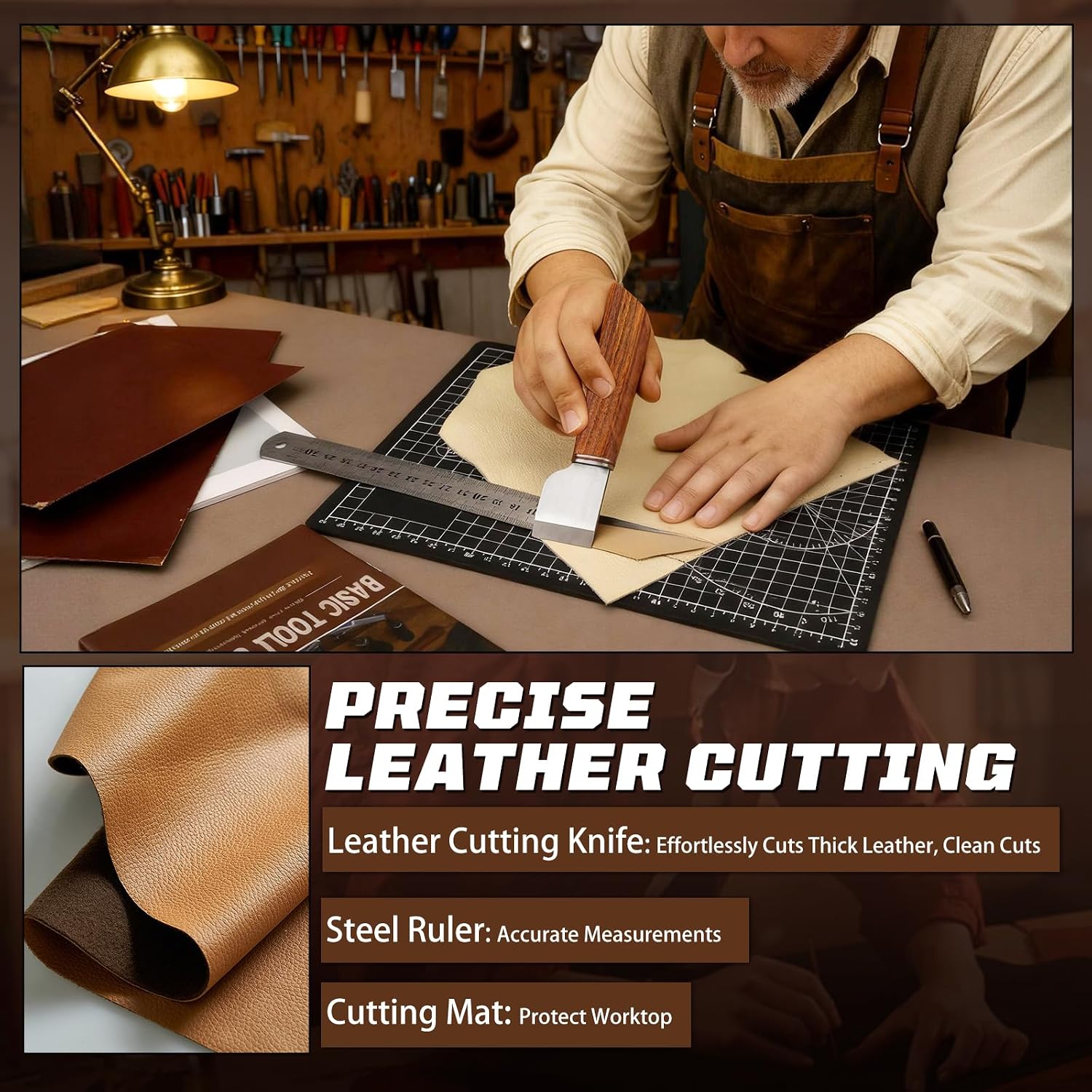 Leather Working Kit, Leather W - Leather Work Is 评论和价格