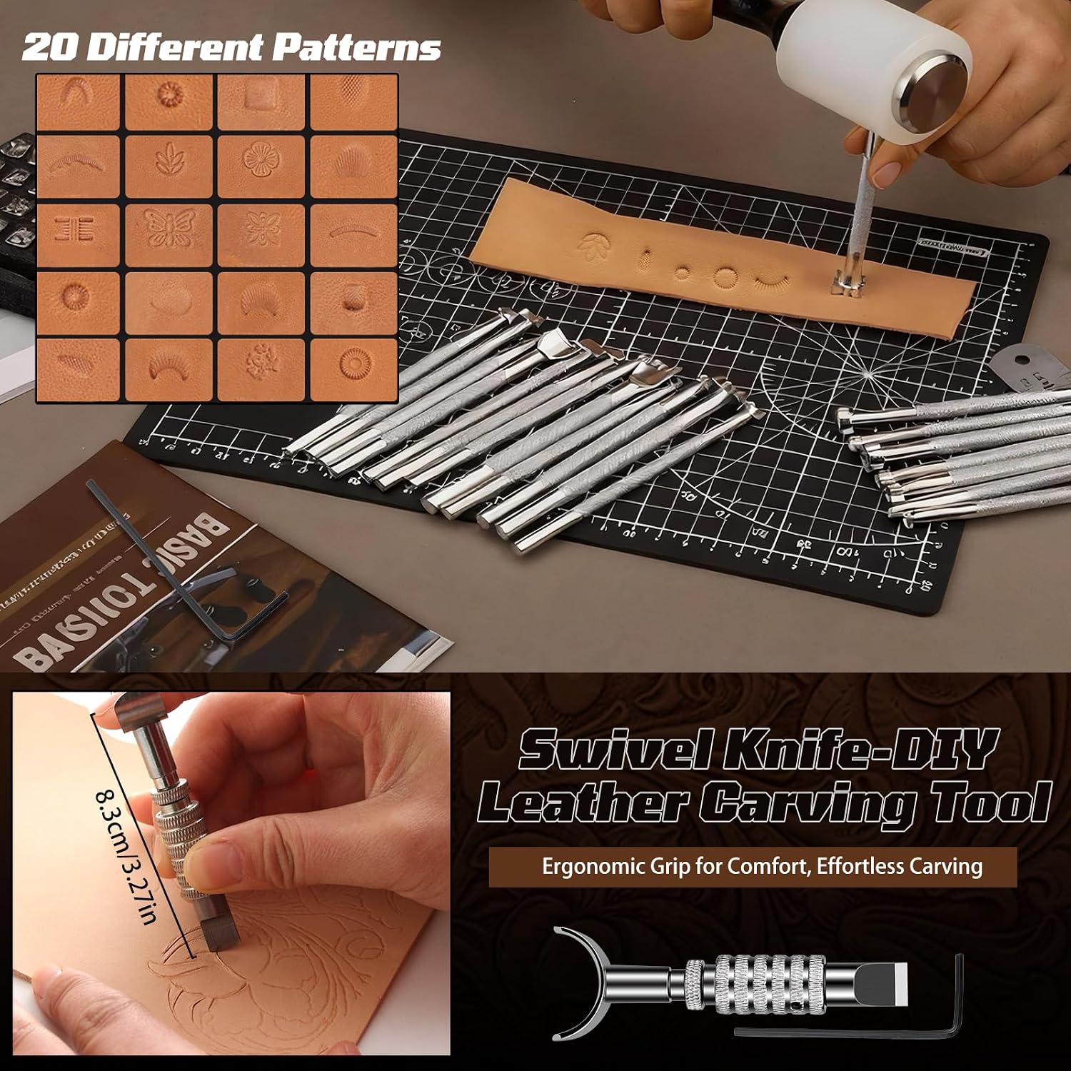 Leather Working Kit, Leather W - Leather Work Is 评论和价格