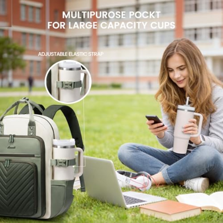 Laptop Backpack for Women, Wat - Leather Work Is 评论和价格