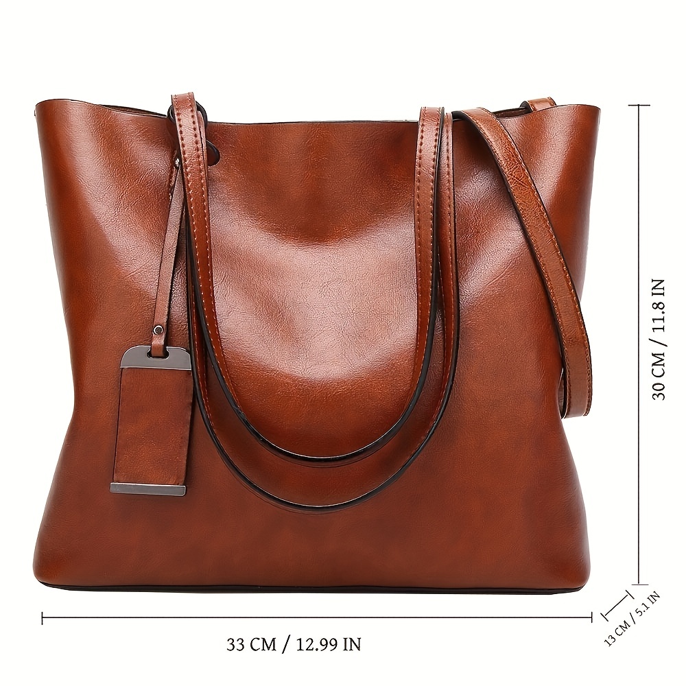 Fashionable Classic Retro Leat - Leather Work Laptop Bag 评论和价格