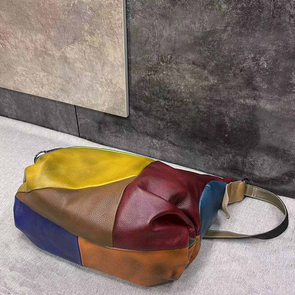 Oversized Female Genuine Leath - Leather Work Laptop Bag 评论和价格